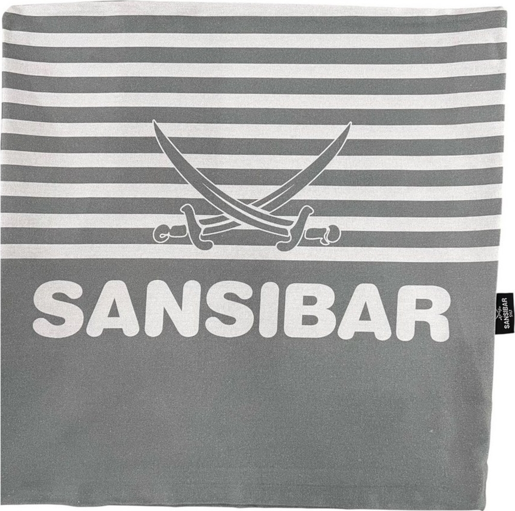 Sansibar Sylt Kissenhüllen Kissenhülle SANSIBAR BL 45x45 cm grau Bild 1