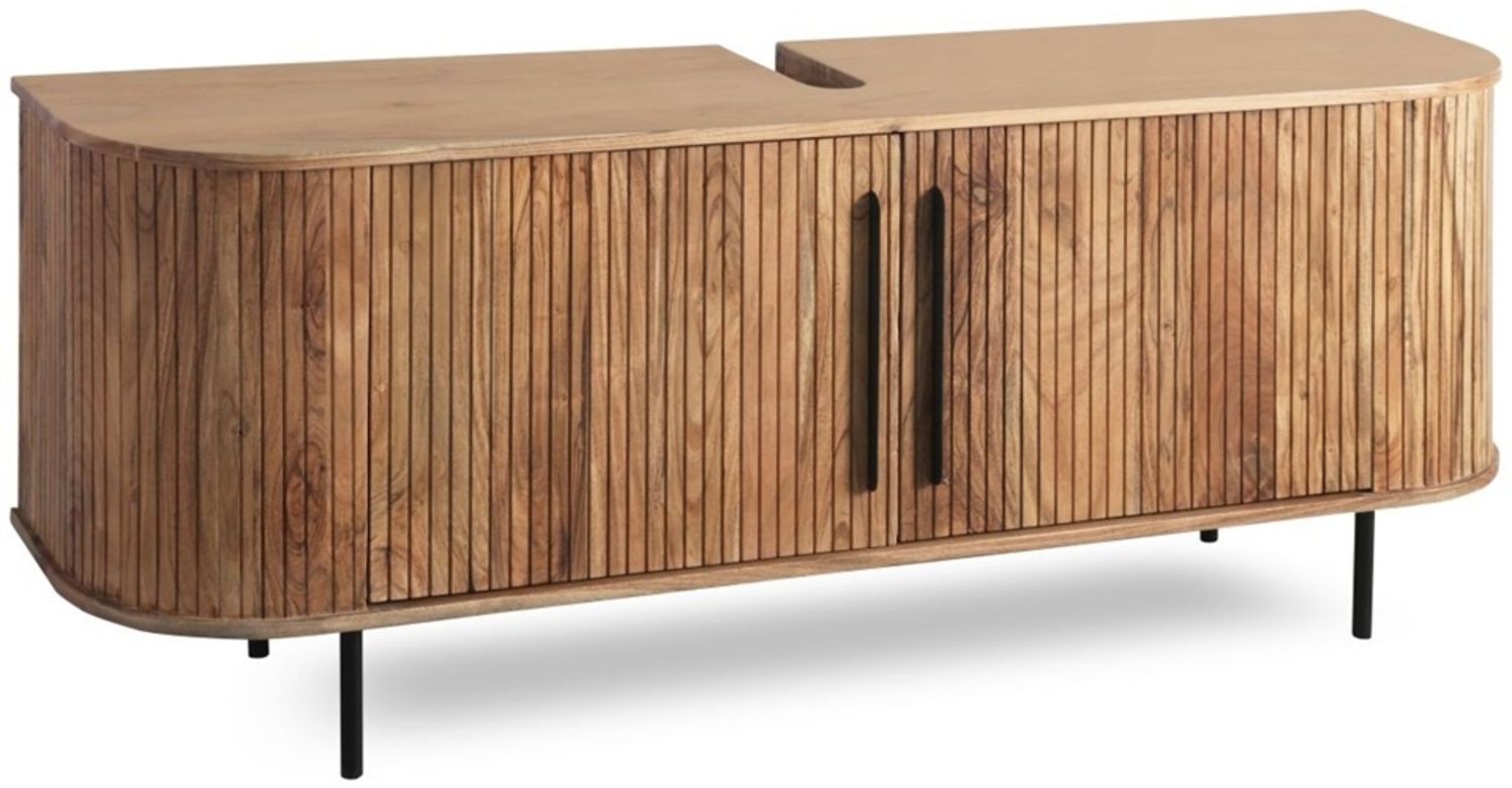 Waschbeckenunterschrank 145x65cm 'Atlantic' Akazie massiv Bild 1