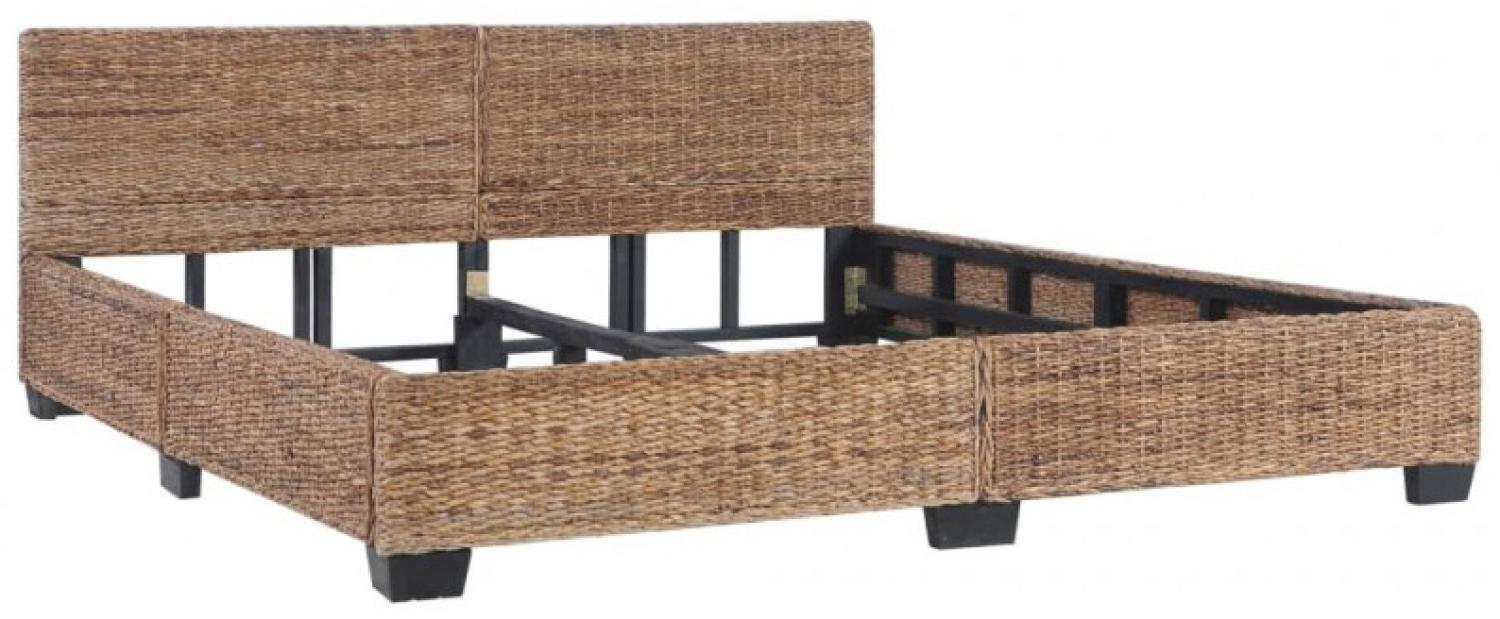 vidaXL Bettrahmen Natürliches Rattan 180x200 cm 283096 Bild 1