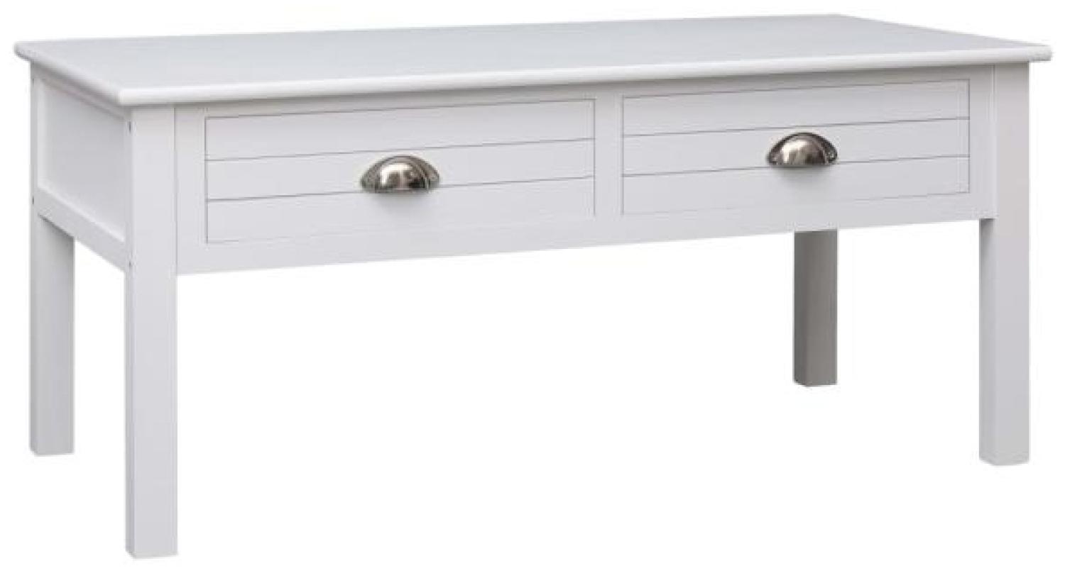 vidaXL Couchtisch Weiß 100 x 50 x 45 cm Holz [284135] Bild 1
