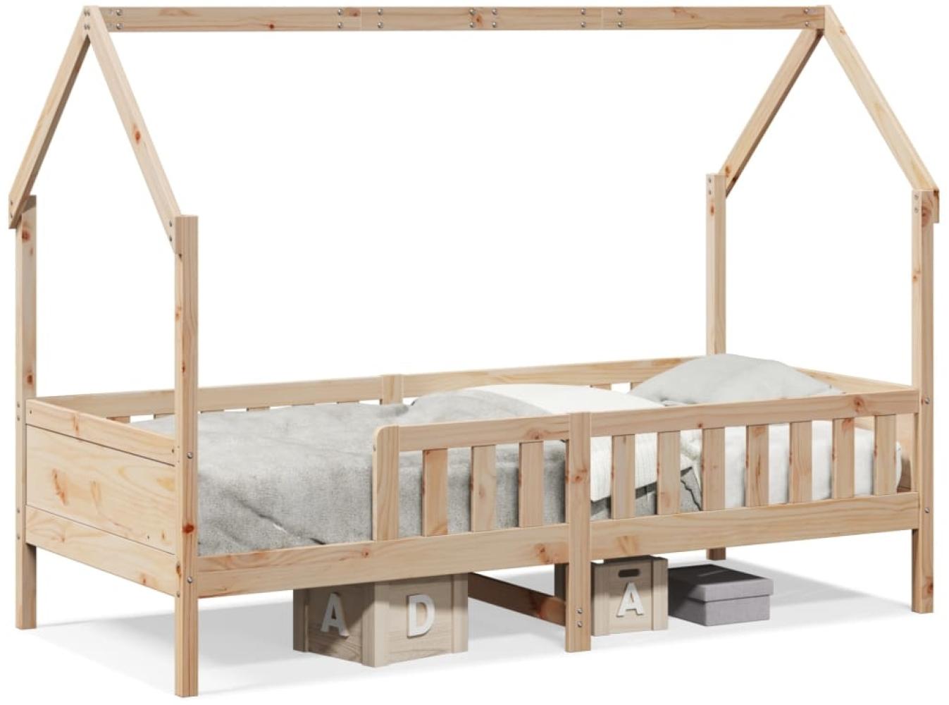 vidaXL Kinderbett Hausbett 80x200 cm Massivholz Kiefer 850704 Bild 1