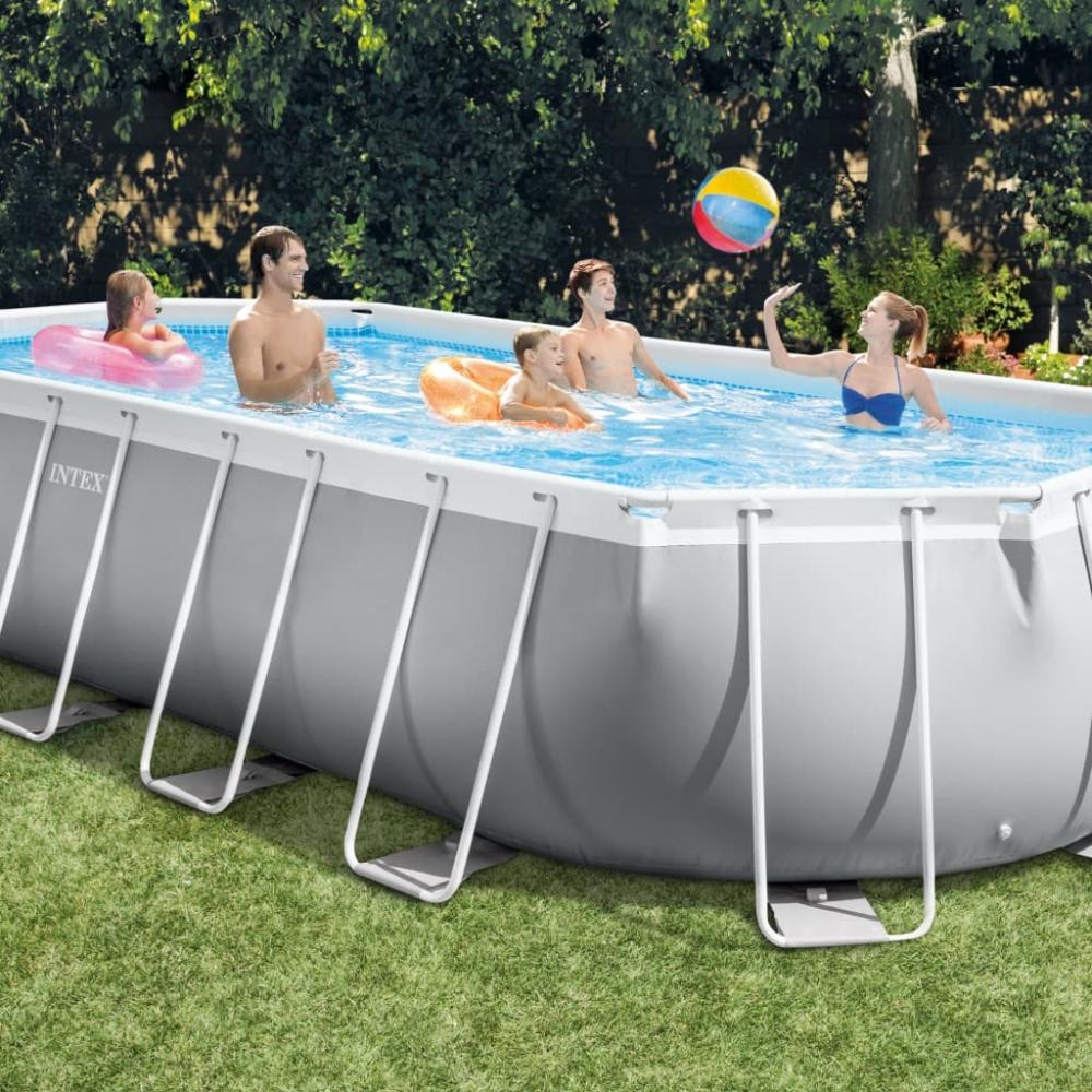 Intex Prism Frame Swimmingpool-Set Oval 610x305x122 cm 26798GN 91492 Bild 1