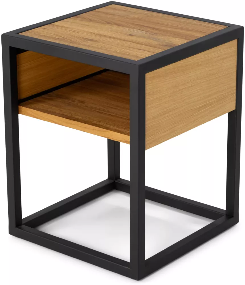 Spinder Design DIVA ONE-NIGHTSTAND Nachttisch - Naturel / Zwart Bild 1