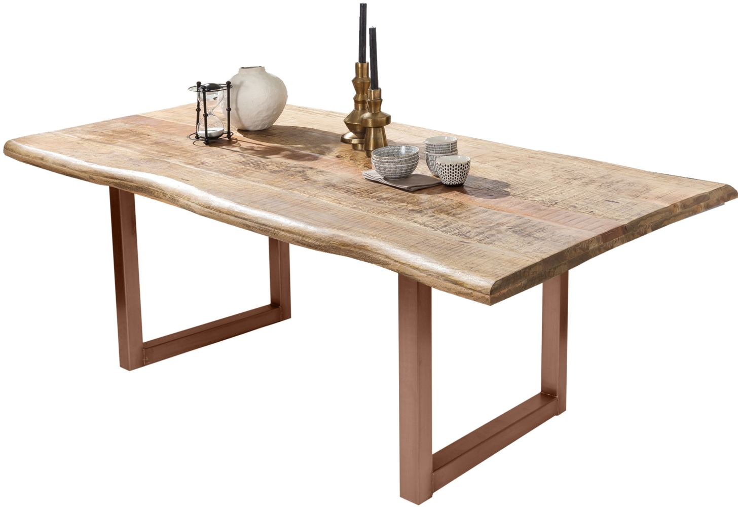 Tisch 160x90 Mango natur Holztisch Esstisch Speisetisch Esszimmer Wohnzimmer Bild 1