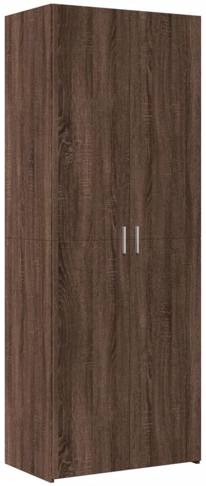 vidaXL Highboard Braun Eichen-Optik 70x42,5x185 cm Holzwerkstoff 3281426 Bild 1