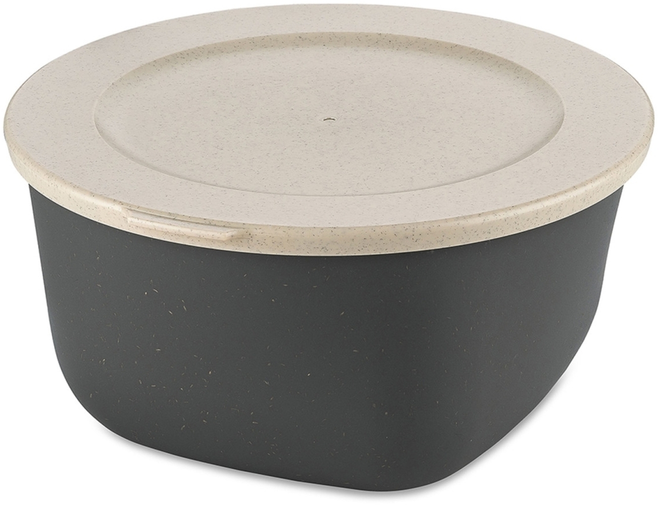 Koziol Dose Connect Box mit Deckel, Schüssel, Schale, Kunststoff-Holz-Mix, Nature Ash Grey, 2 L, 7871701 Bild 1