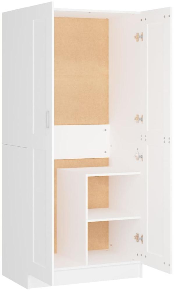 vidaXL Kleiderschrank Weiß 82,5x51,5x180 cm Holzwerkstoff 803434 Bild 1