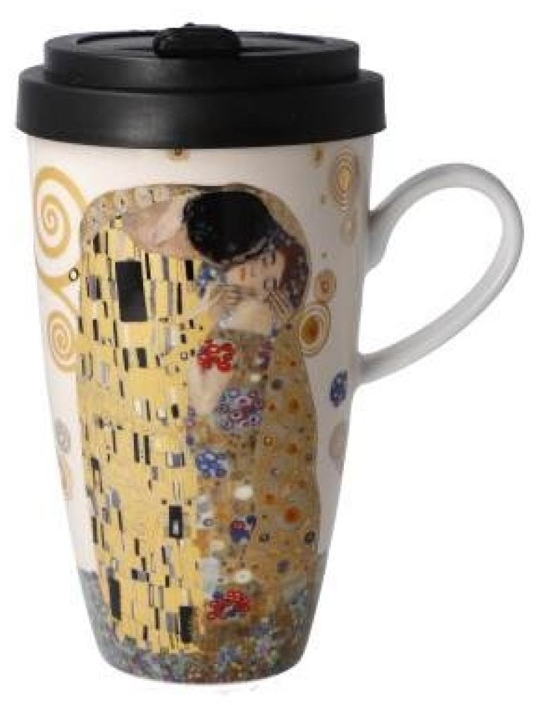 Goebel Mug To Go Gustav Klimt - Der Kuss, Trinkbecher, Kaffeebecher, Artis Orbis, Fine Bone China, Bunt, 500 ml, 67017051 Bild 1