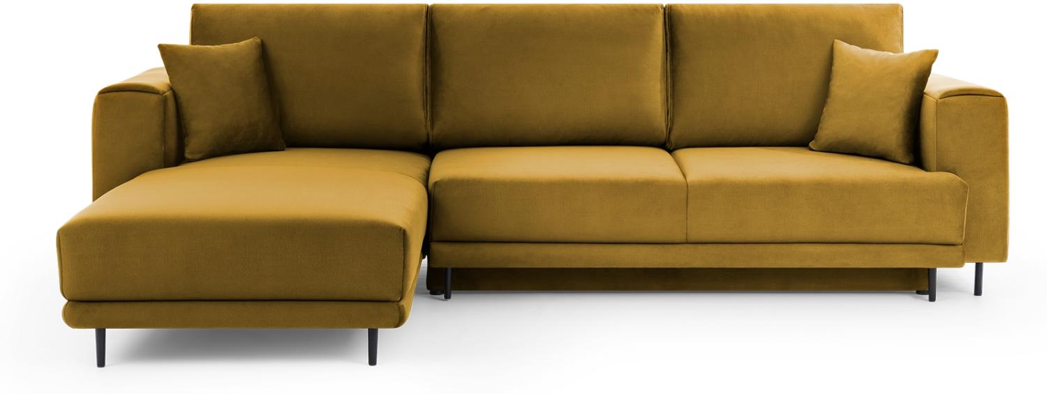 ELTAP 'Dalia' Ecksofa, Senfgelb, 95 x 190 x 289 cm, Links Bild 1