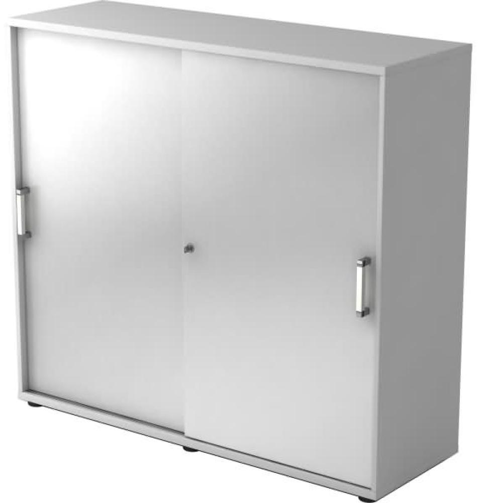 Schiebetürschrank 3OH 120cm CE Grau / Silber Bild 1