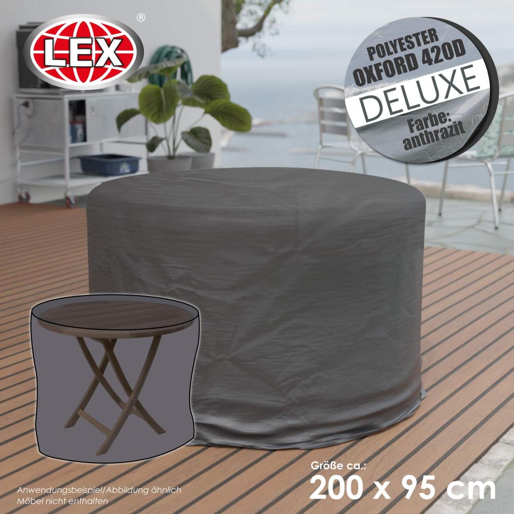 Schutzhülle Deluxe für Sitzgruppe Gartenmöbel Abdeckplane Cover 200x95 cm Bild 1