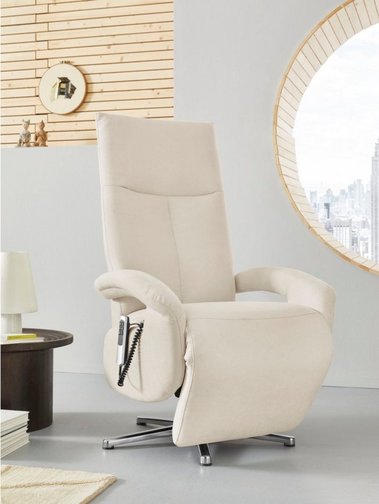 sit&more TV-Sessel Tycoon mit Kopfteilverstellung und 360° Drehfunktion, wahlweise manuell oder elektrischer Funktion, auch mit Akku (kabellos) Bild 1