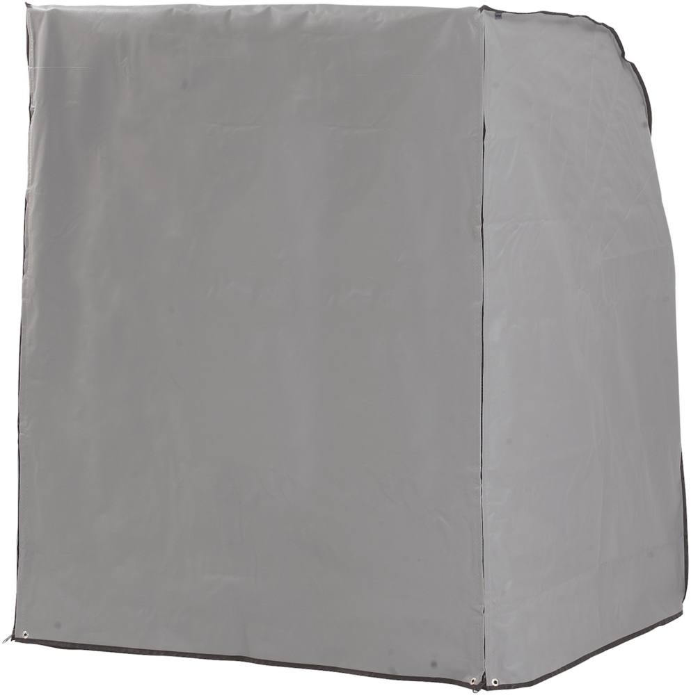 Strandkorb-Schutzhülle von SonnenPartner, für 2-Sitzer XL, robust, grau Bild 1