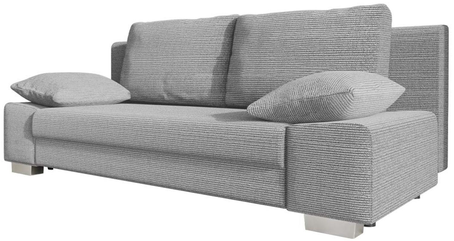 Schlafsofa Laura Cord (Farbe: Poso 110) Bild 1