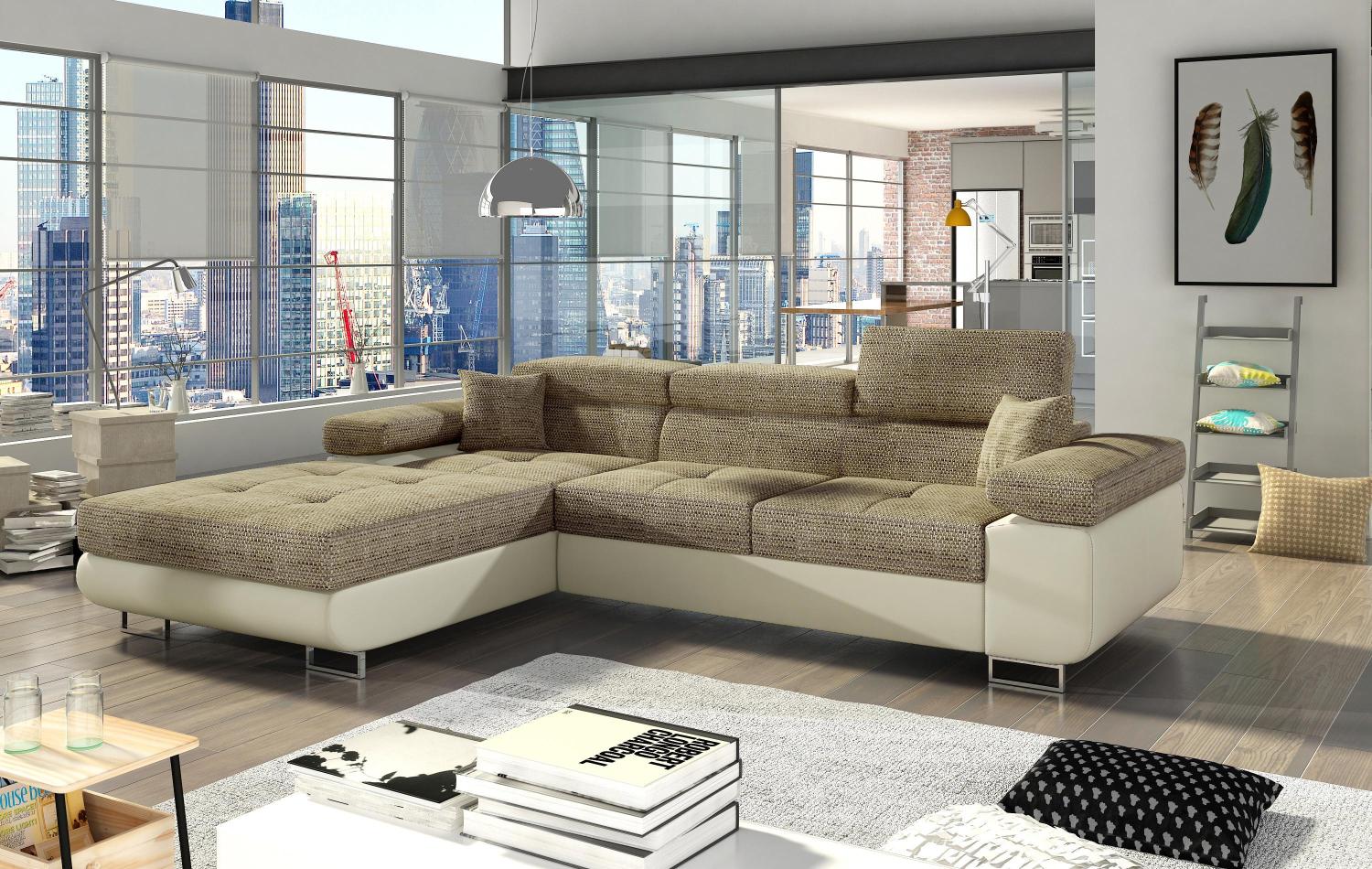 Wohnideebilder Armando Beige Ecksofas & Eckcouches Armd_16 Bild 1