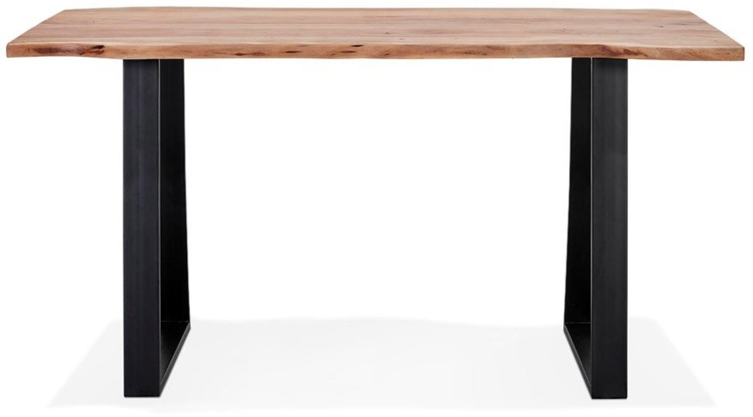 Kokoon Design Stehtisch Mori Bar Table Holz Natur 200 cm Natur - Schwarz - 200 x 104 x 95 cm Bild 1