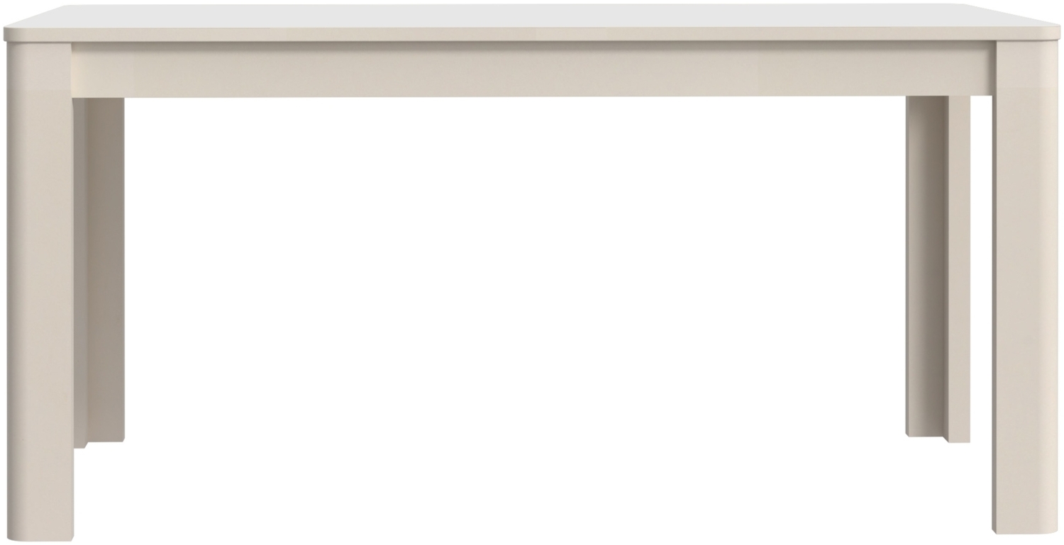 Kulissen-Esstisch >BREATHTAKER< ausziehbar bis 206,6cm, sandfarbig - 160/206,6x72,7x90,4cm (BxHxT) Bild 1