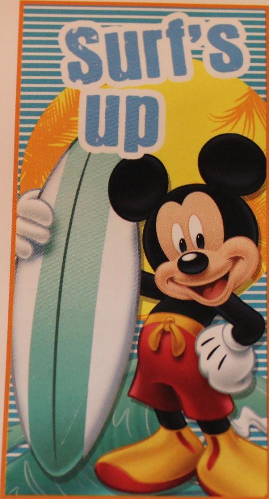 Strandtuch Mickey Maus Surf's up Bild 1