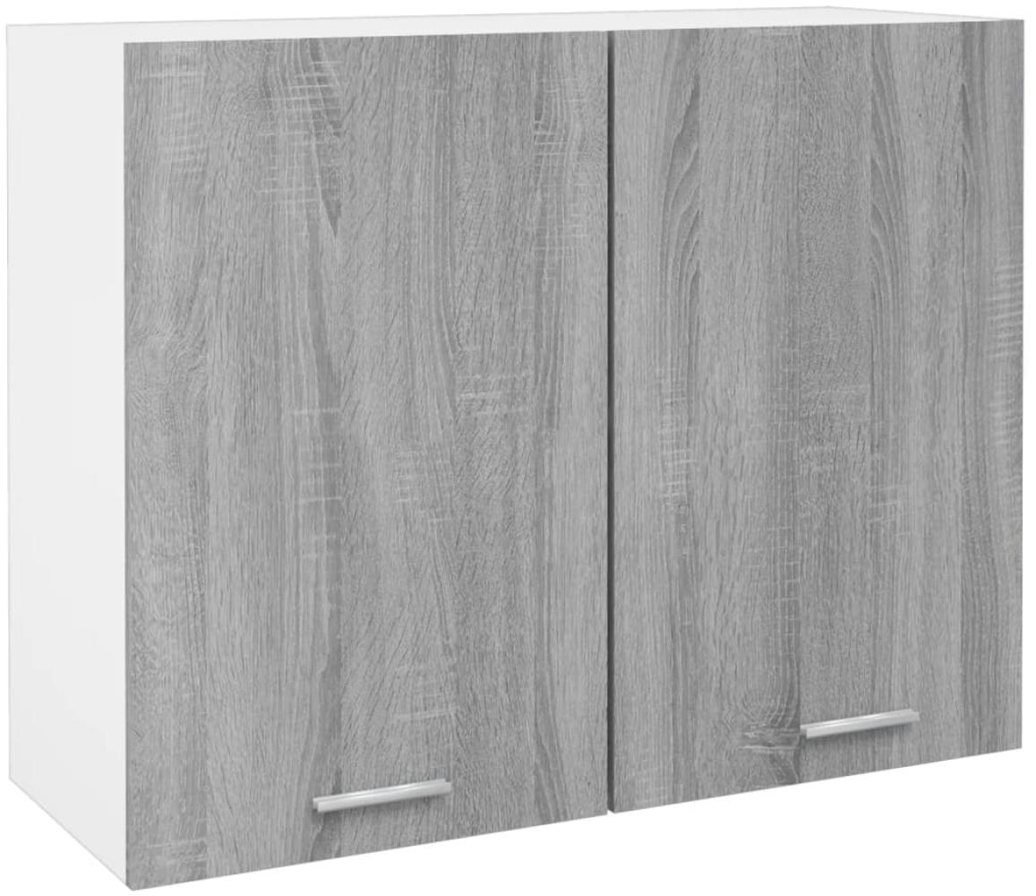 vidaXL Hängeschrank Grau Sonoma 80x31x60 cm Holzwerkstoff 815589 Bild 1