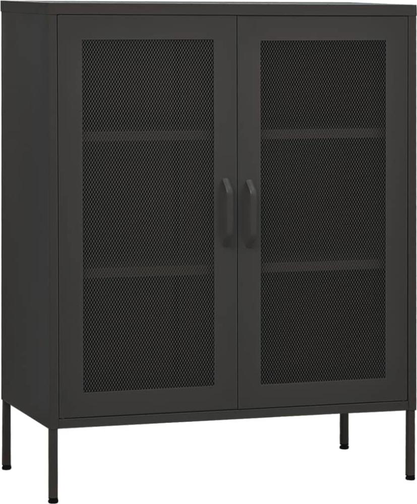 vidaXL Lagerschrank Anthrazit 80x35x101,5 cm Stahl [336177] Bild 1