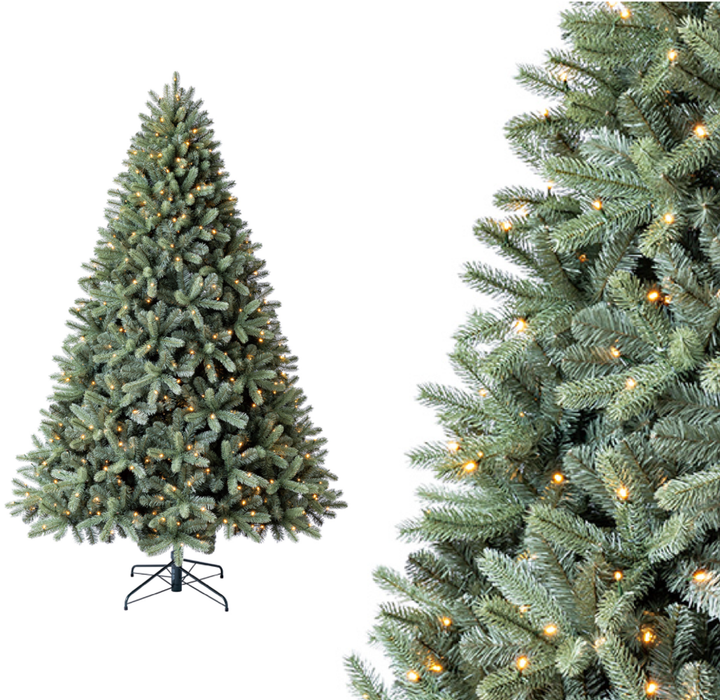 Evergreen Künstlicher Weihnachtsbaum Vermont Fichte | Inkl. LEDs | Grün | 240 cm Bild 1