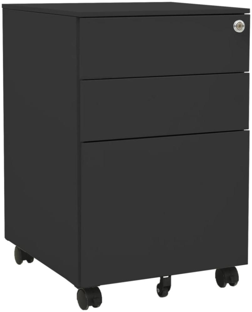 vidaXL Aktenschrank mit Rollen Anthrazit 39x45x60 cm Stahl 335981 Bild 1