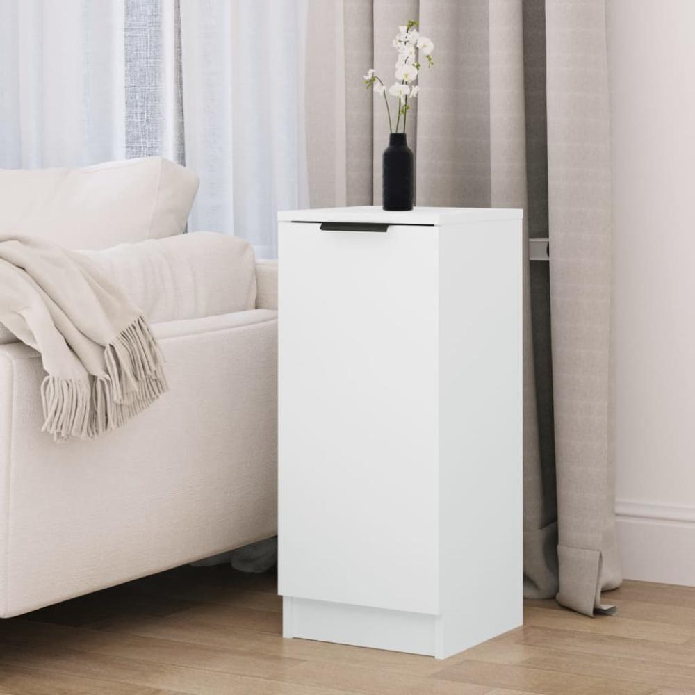 Sideboard Weiß 30 x 30 x 70 cm Holzwerkstoff [811133] Bild 1