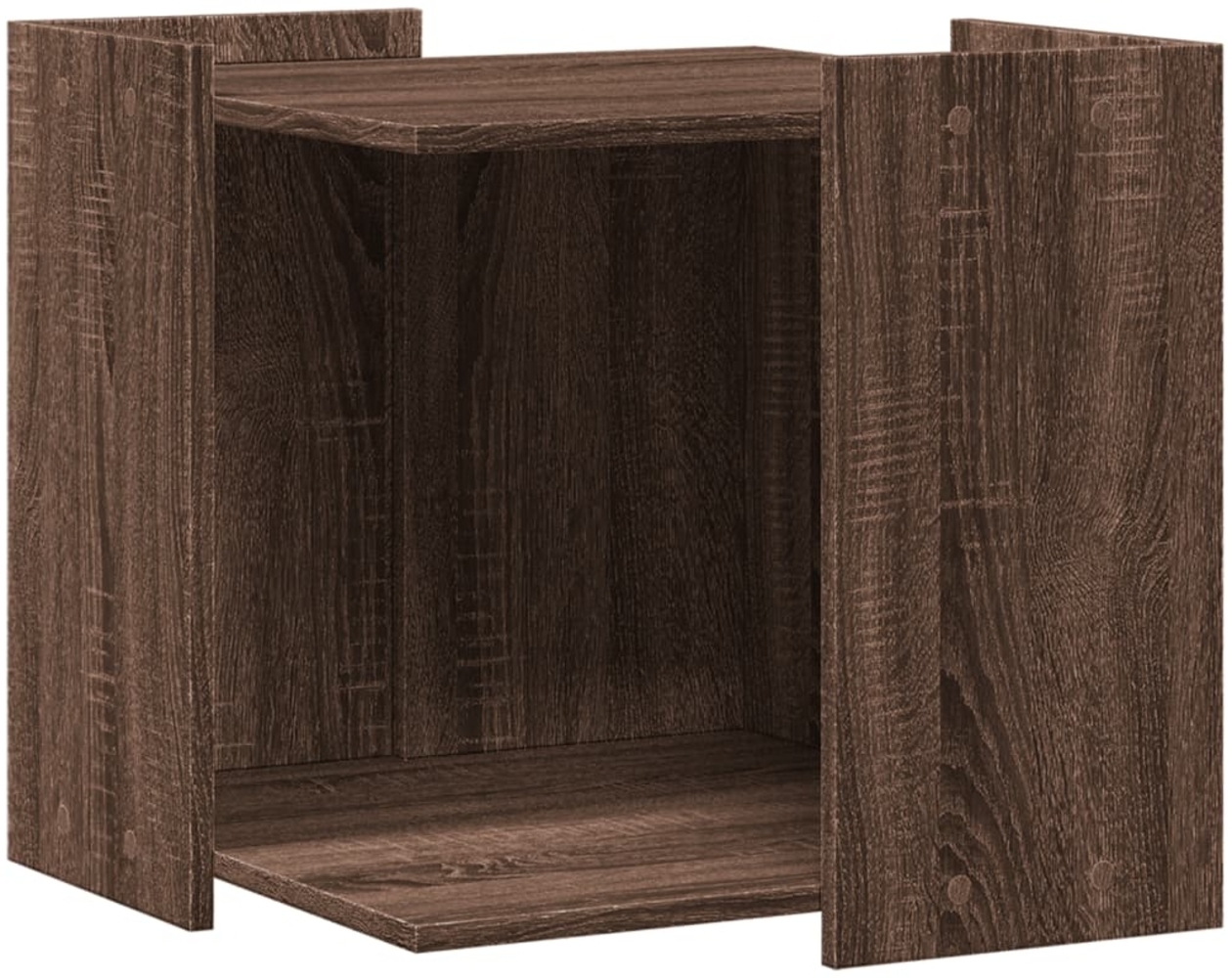 vidaXL Katzenklo Eichen-Optik 53x53x51 cm Holzwerkstoff 857757 Bild 1