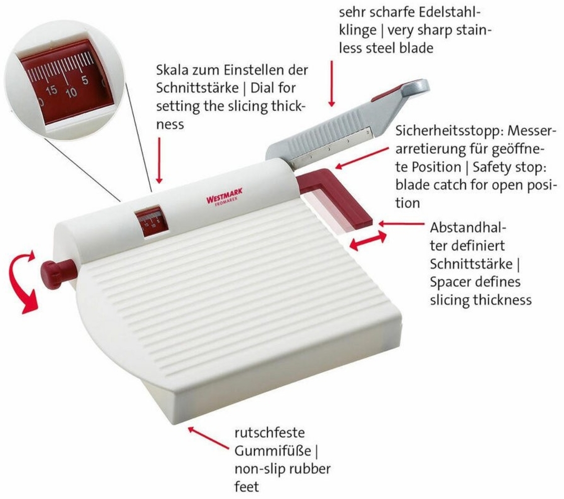 WESTMARK Käsemesser »Fromarex« Retro-look Bild 1
