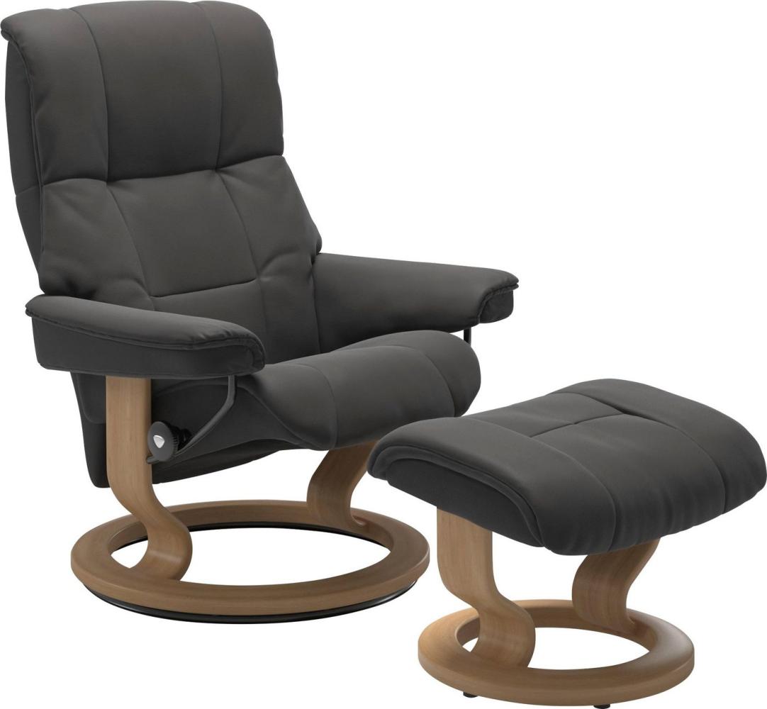 Stressless® Relaxsessel Mayfair (Set, Relaxsessel mit Hocker), mit Hocker, mit Classic Base, Größe S, M & L, Gestell Eiche Bild 1