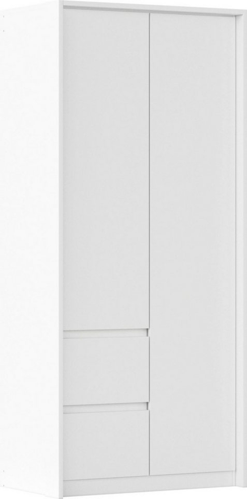rauch Drehtürenschrank Mainz mit Passepartout optional mit Beleuchtung, Außentüren mit Push-to-Open Funktion Bild 1