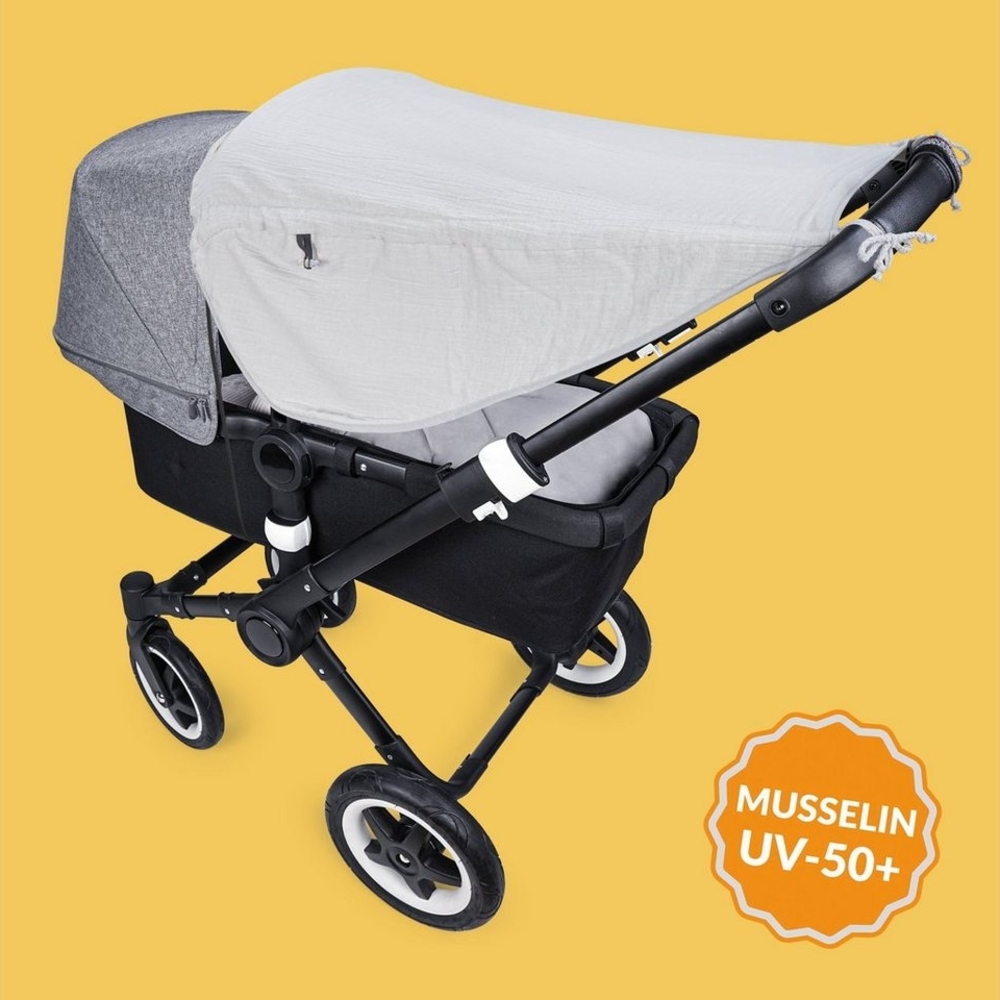 Liebes von priebes Kinderwagen-Sonnenschutzhülle JOHANNA Sonnensegel, Sonnenschutz, UV-Schutz 50+, Sonnendach, Liebes Bild 1