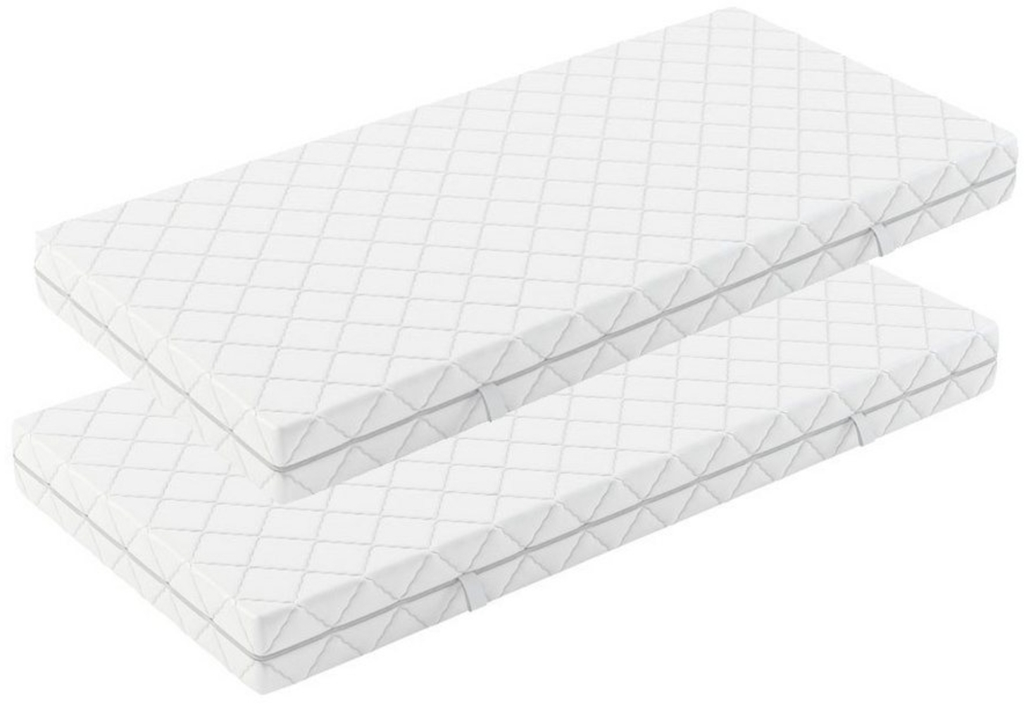 Taschenfederkernmatratze Set: 2 Stk. Taschenfernmatratze Matratze, 7-Zonen, 4 Härtegrade, Matratzen Perfekt, (Set, 2 Matratzen) Bild 1