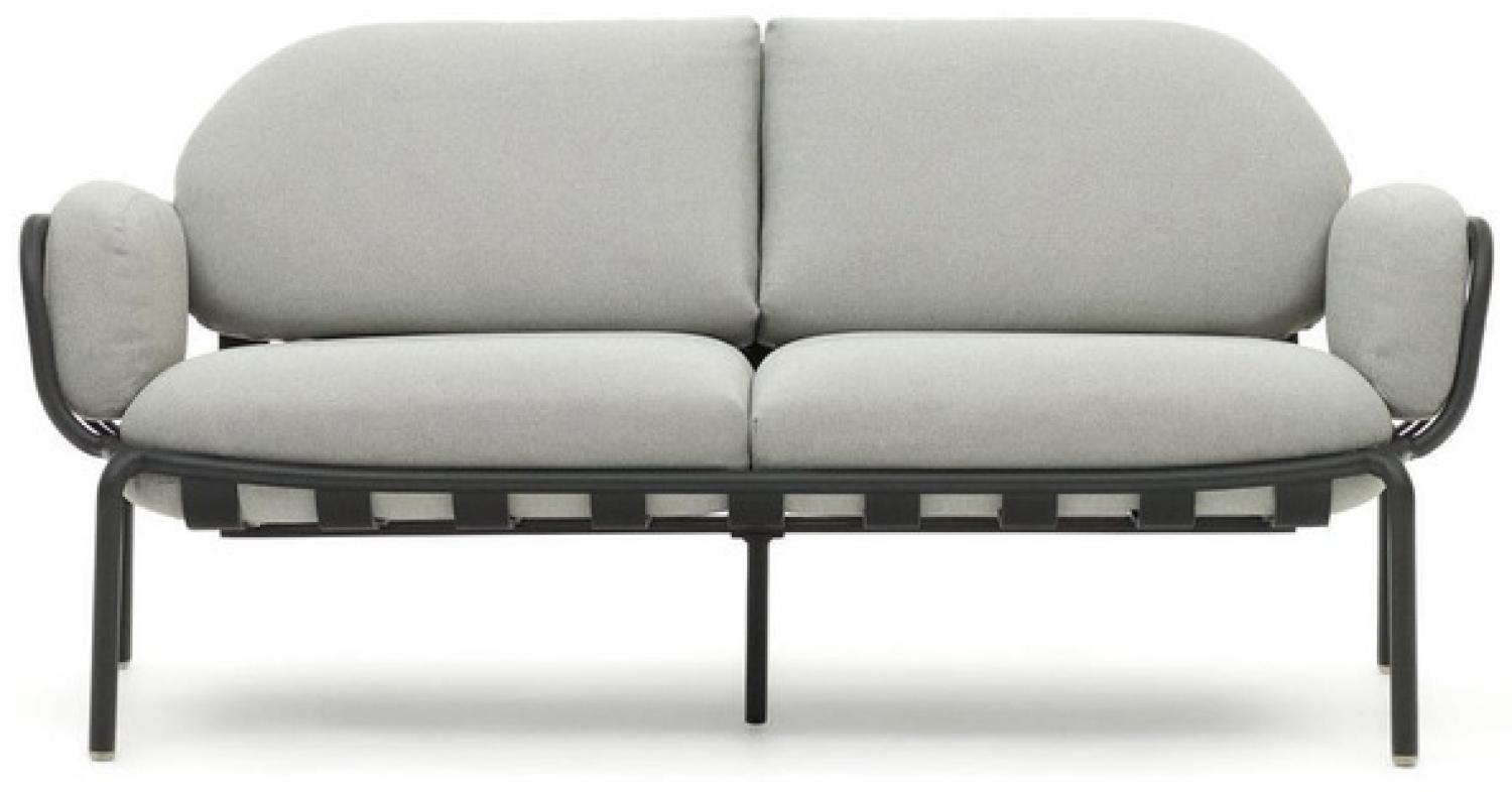 Nosh Joncols 2-Sitzer-Gartensofa aus Aluminium mit Finish in Grau 165 cm Bild 1