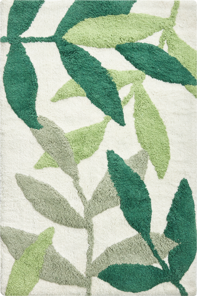 Badematte ASAN Grün 60 x 90 cm Baumwolle Bild 1