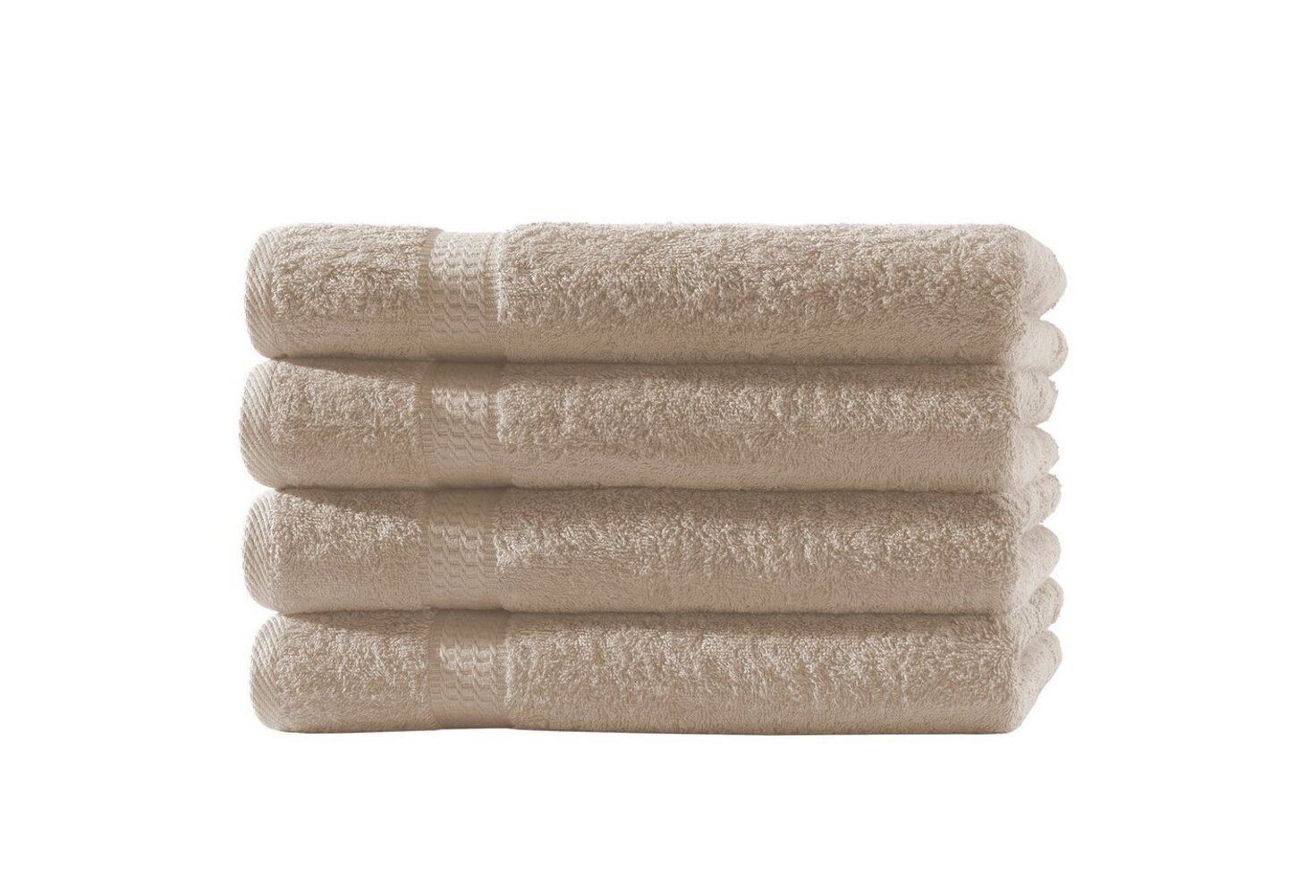 Hometex Premium Textiles Handtuch in Premium Qualität 500 g/m², Feinster Frottier-Stoff 100% Baumwolle, 4x Handtuch, weich, saugfähig, extra schwer & flauschig - TEST BILD TOP MARKE 2025 Bild 1