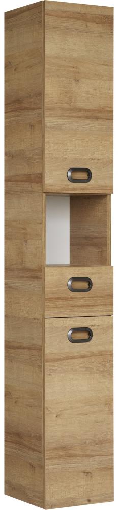 Hochschrank >Quickset 353< (BxHxT: 30 x 185,5 x 33 cm) Riviera Eiche quer Bild 1