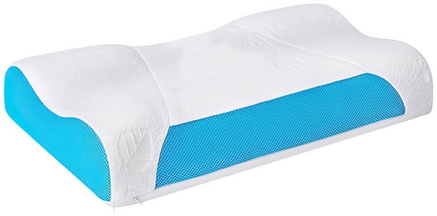 Refined Living Kopfkissen Nackenstützkissen Seitenschläferkissen Memory Foam Kissen Kopfkissen , Ergonomisches Kopfkissen Anti-Schnarch-Kissen 60*42*12CM, für Rücken & Bauchschläfer Nackenkissen Antischnarch-Kissen mit Bezug Bild 1