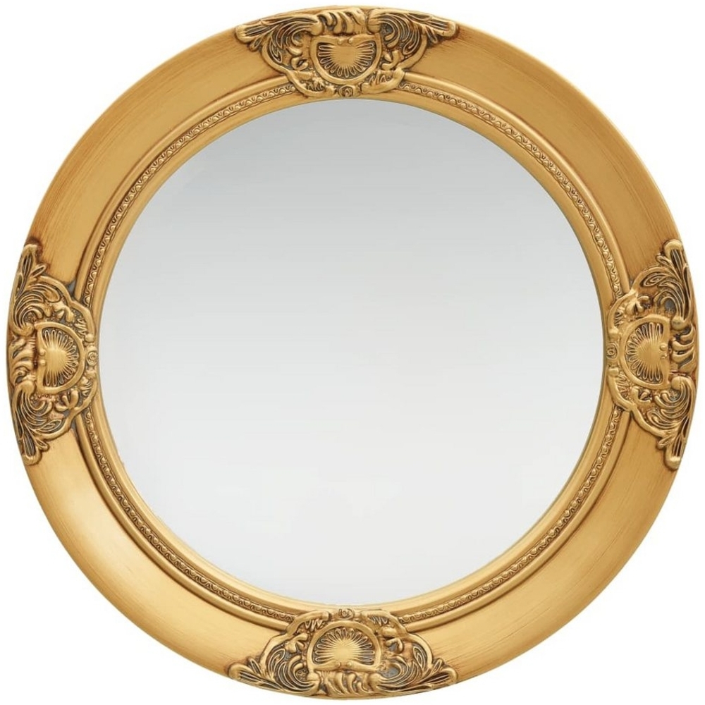 vidaXL Wandspiegel im Barock-Stil 50 cm Golden 320345 Bild 1