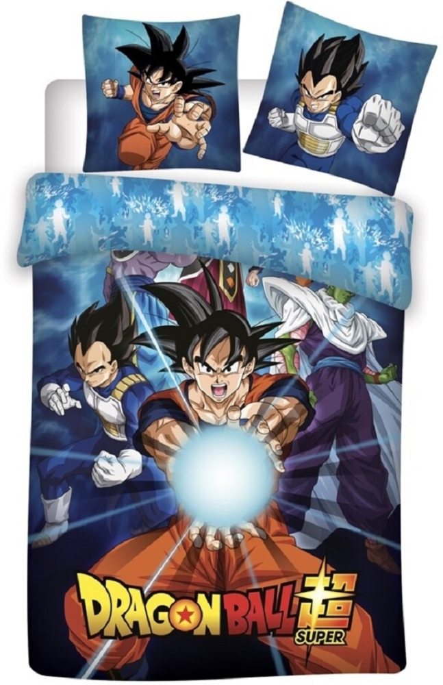 Dragon Ball Bettwäsche-Set – 1x Deckenbezug 140x200 & 1x Kissenbezug 60x70 cm für Kinder Bild 1