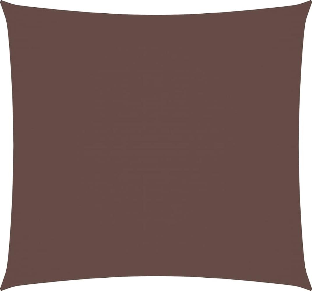 vidaXL Sonnensegel Oxford-Gewebe Quadratisch 7x7 m Braun 135803 Bild 1