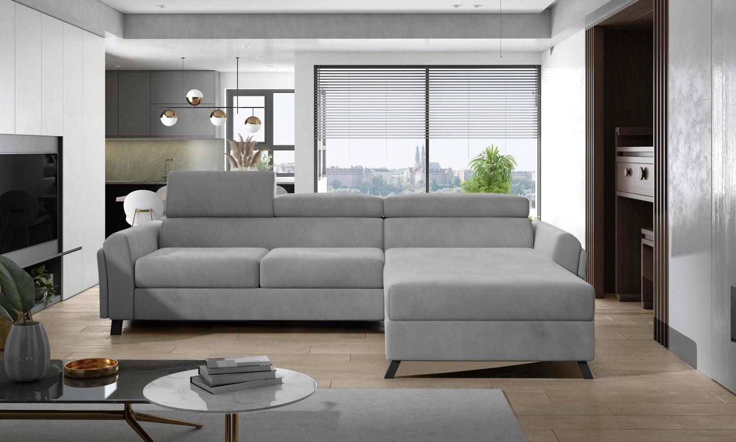 Wohnideebilder Mariall Grau Ecksofas & Eckcouches Mari_27 Bild 1