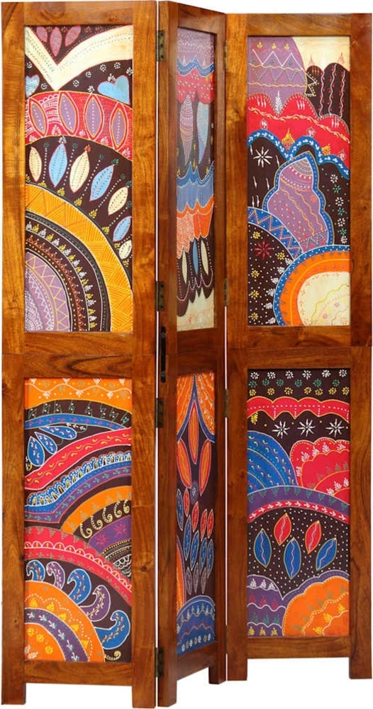 vidaXL Raumteiler Braun 105 x 160 cm Akazie Massivholz 4016529 Bild 1