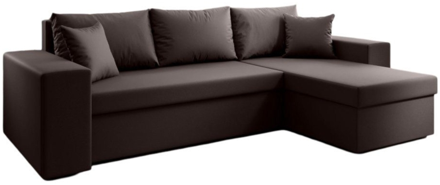 Luxusbetten24 Schlafsofa Designer Sofa Denver, mit Stauraum und Schlaffunktion Bild 1