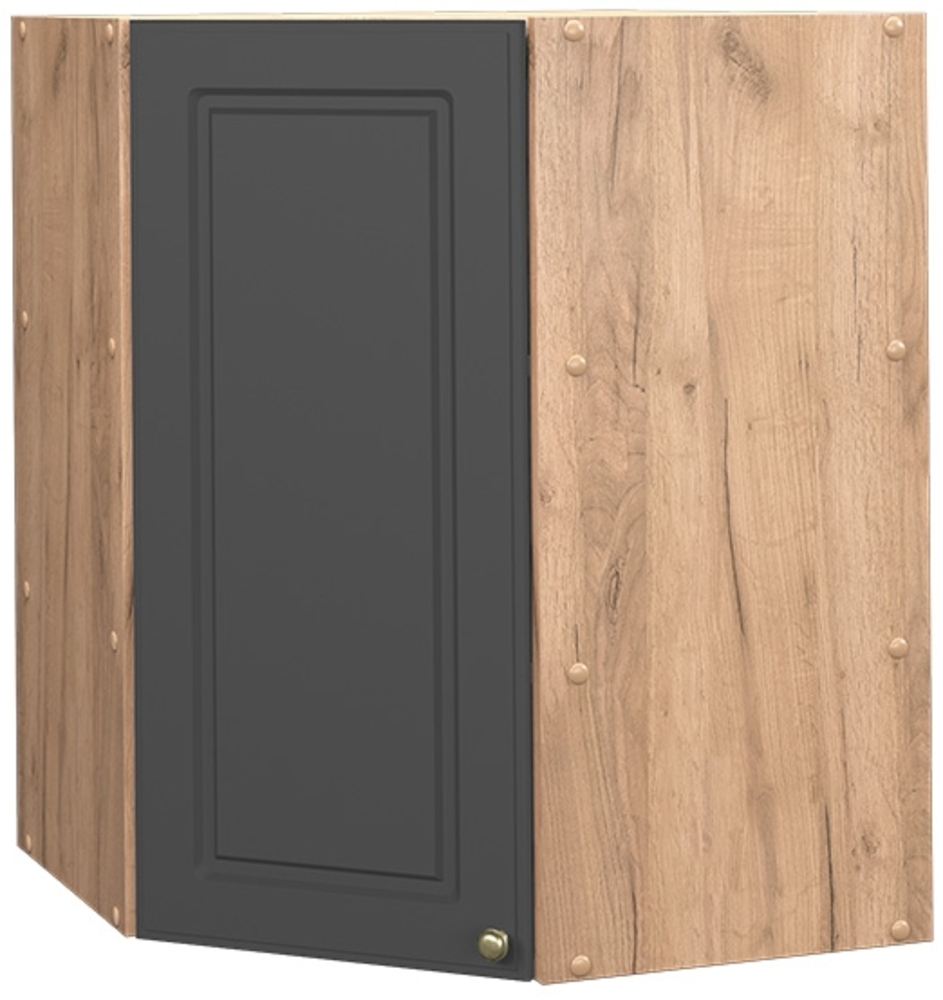 Eckhängeschrank Fame-Line Anthrazit-Gold 57 cm Vicco Bild 1