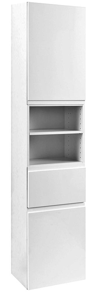 Hochschrank COMO-03, Hochglanz weiß, B x H x T ca.: 40 x 180 x 35cm Bild 1