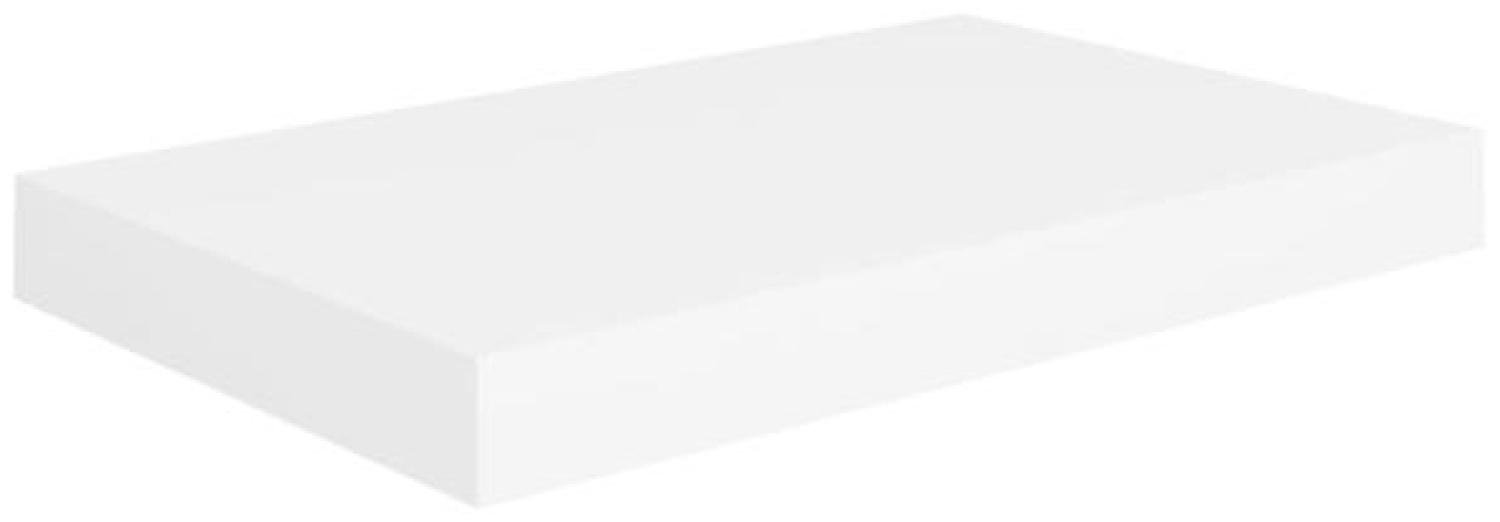 vidaXL Schweberegal Weiß 40x23x3,8 cm MDF 323805 Bild 1