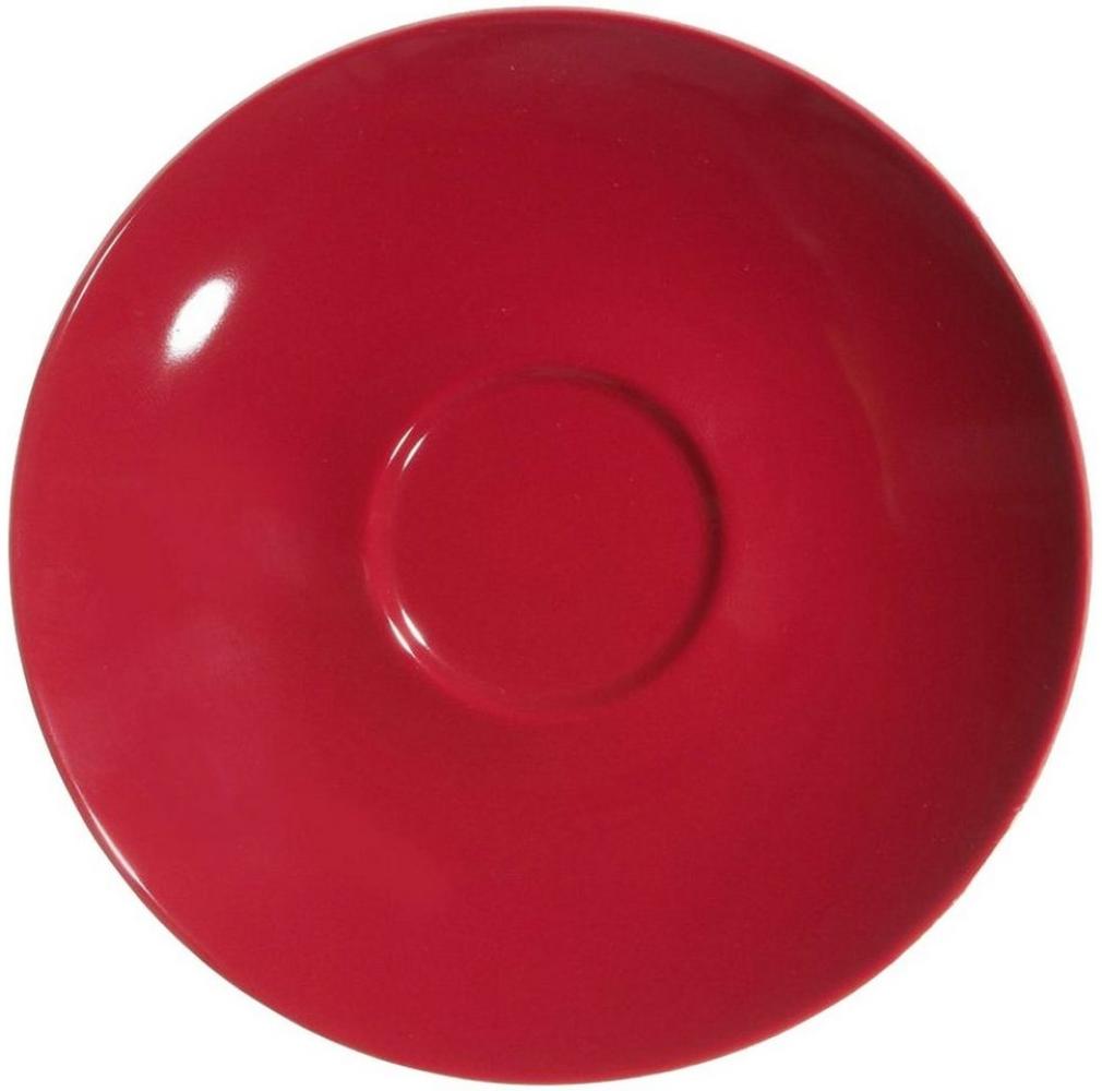 Ritzenhoff & Breker Doppio Untere, Untertasse, Unter Tasse, Geschirr, Porzellan, Rot, Ø 16 cm, 516111 Bild 1