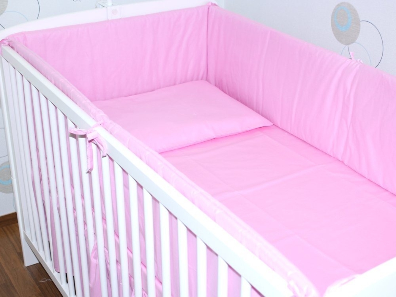 Primawela Bettnestchen Nestchen 420 cm Bettumrandung Baby Bett Kinder Nest Kopfumrandung Bild 1