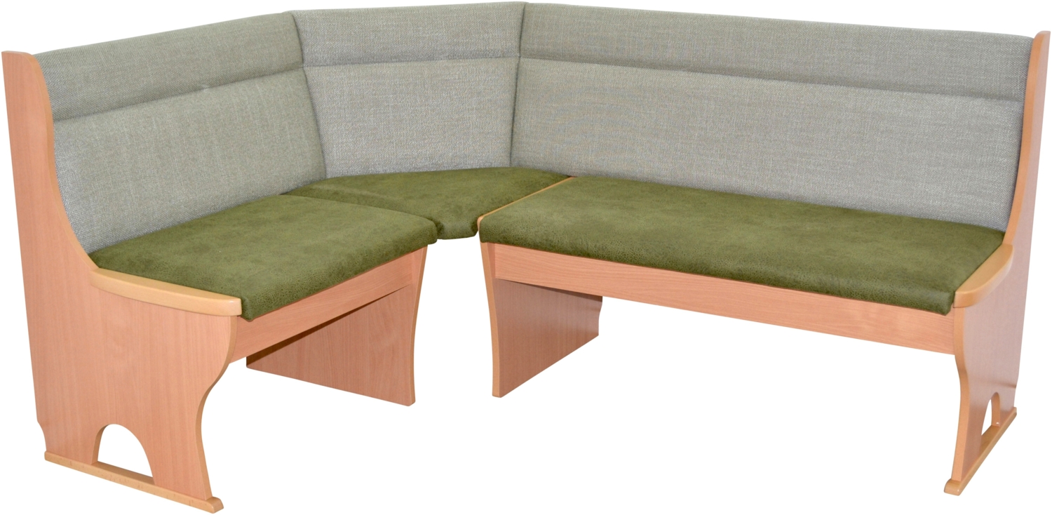 Truheneckbank "Carmen" buche/grün Bild 1